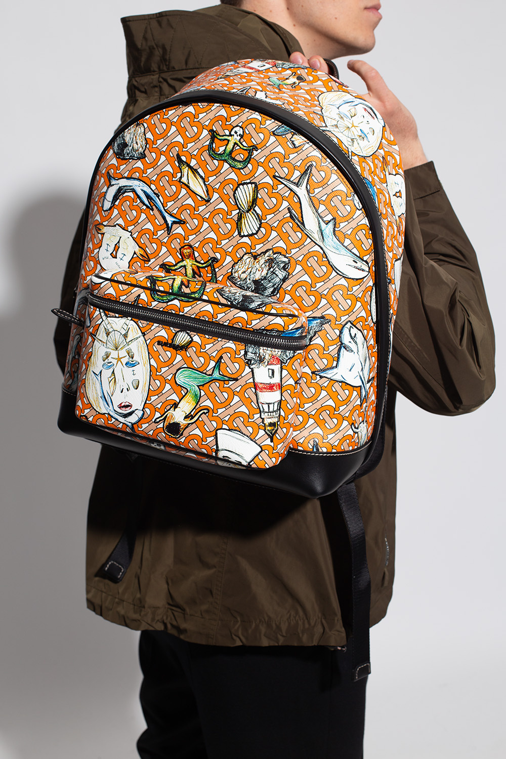 burberry Today Printed backpack